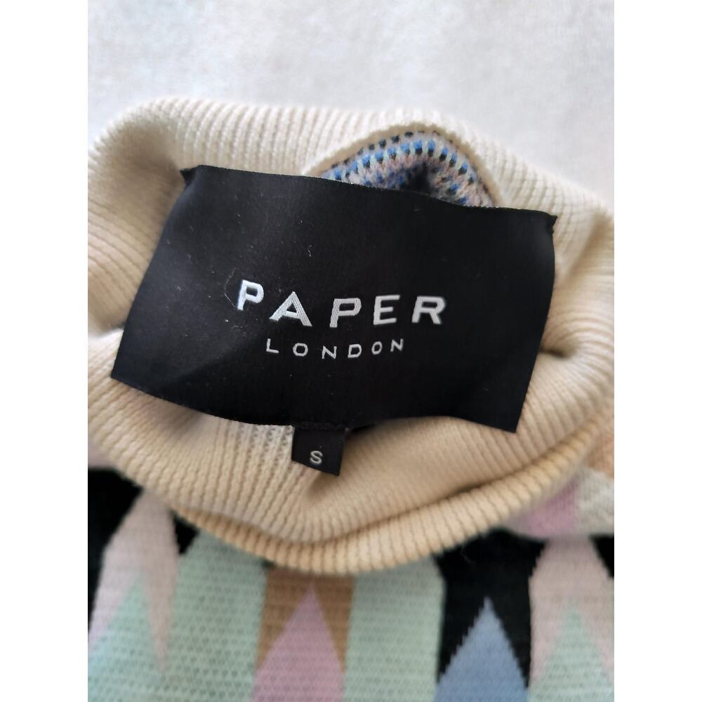 Paper London Women's Candyfloss Jumper Multicolor 100% Wool Sweater Size S - Picture 9 of 10